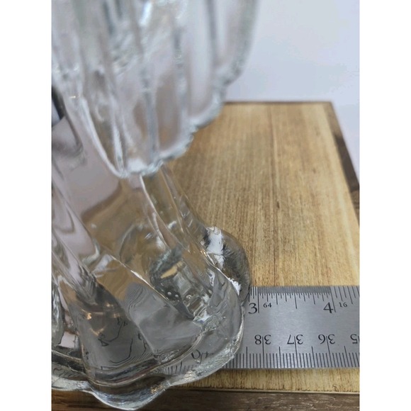 Set of Angel Candle Holders 24% Lead Crystal Angel Heavy Clear Glass 7.5" - Picture 10 of 13